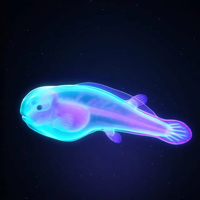 Atacama Snailfish, Liparidae sp., a plate from Glowing Oceans